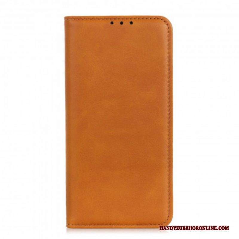 Folio Cover Moto G50 Custodia in pelle Cuoio Spaccato