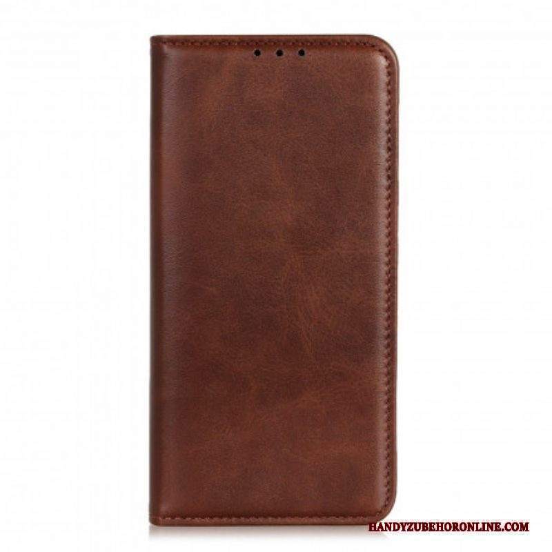 Folio Cover Moto G50 Custodia in pelle Cuoio Spaccato