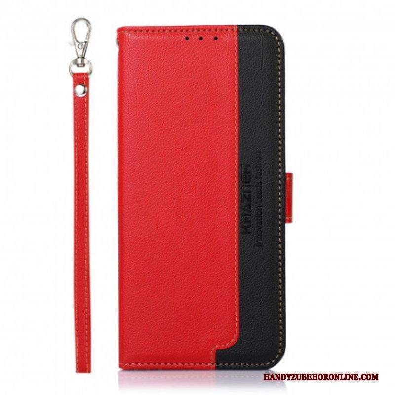 Folio Cover Moto G50 Lychee Style Rfid Khazneh