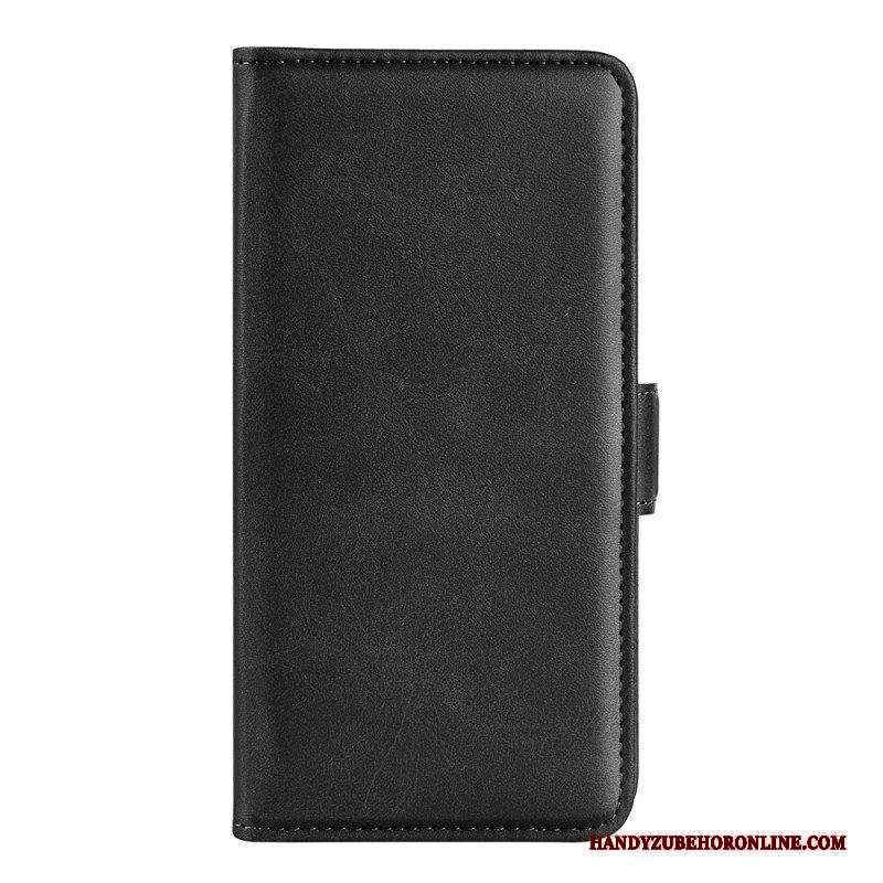 Folio Cover Moto G51 5G Custodia in pelle Doppio Lembo