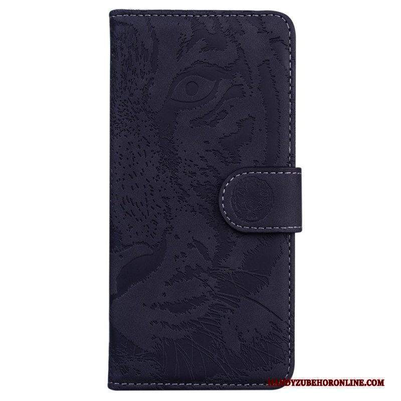 Folio Cover Moto G51 5G Stampa Faccia Di Tigre