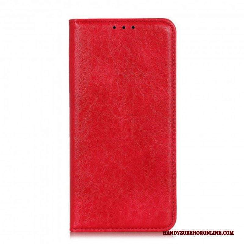 Folio Cover Moto G60S Custodia in pelle Crosta Di Pelle Testurizzata