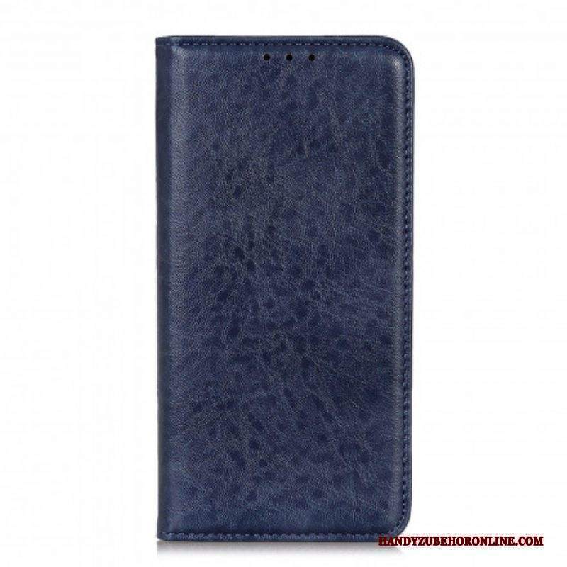 Folio Cover Moto G60S Custodia in pelle Crosta Di Pelle Testurizzata