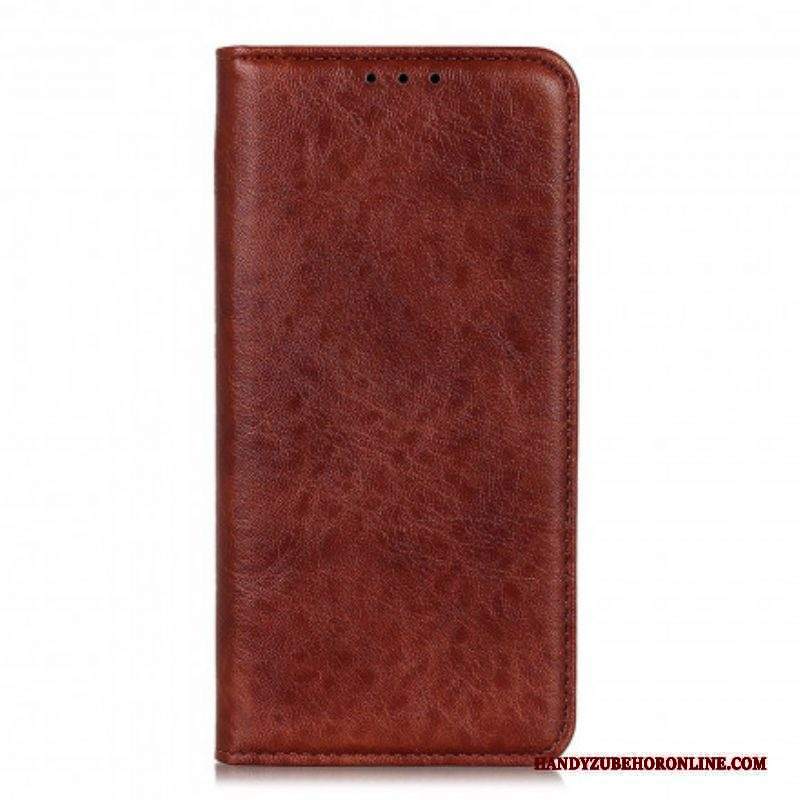 Folio Cover Moto G60S Custodia in pelle Crosta Di Pelle Testurizzata