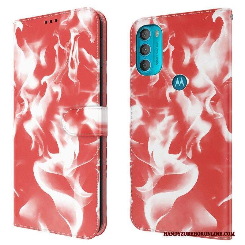 Folio Cover Moto G71 5G Modello Astratto