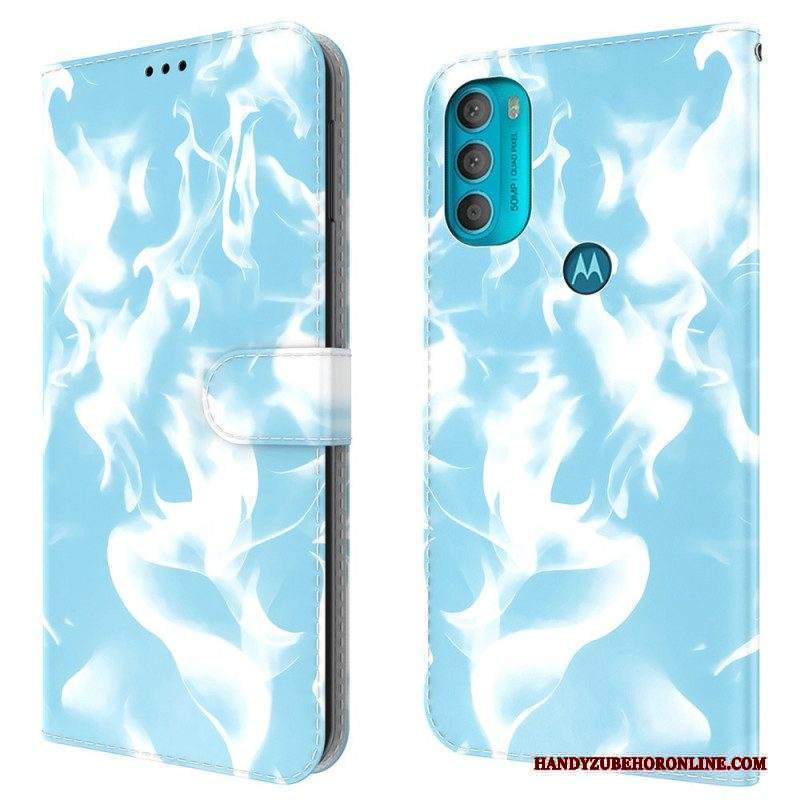 Folio Cover Moto G71 5G Modello Astratto