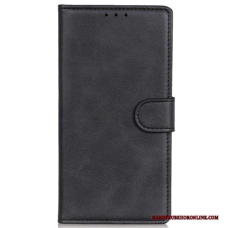 Folio Cover Moto G71 5G Retro Effetto Pelle Opaca