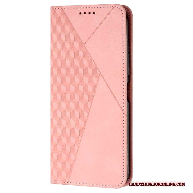 Folio Cover Moto G73 5G Custodia in pelle Stile In Pelle Con 3 Portacarte