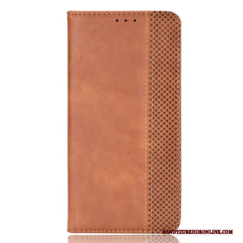 Folio Cover Moto G73 5G Custodia in pelle Stilizzato