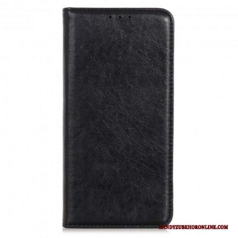 Folio Cover Motorola Edge 20 Pro Custodia in pelle Crosta Di Pelle Testurizzata