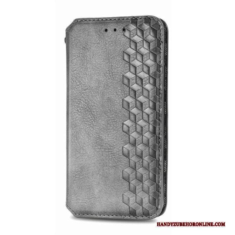 Folio Cover Motorola Edge 20 Pro Custodia in pelle Texture Diamante Effetto Pelle