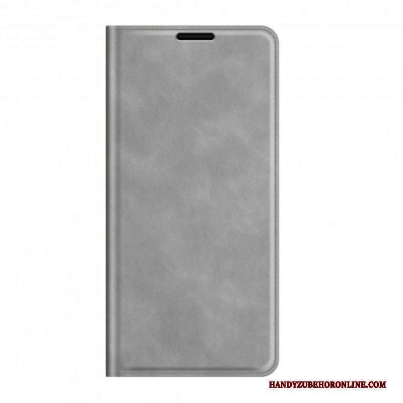 Folio Cover Motorola Edge 20 Pro Custodia in pelle Tocco Di Pelle