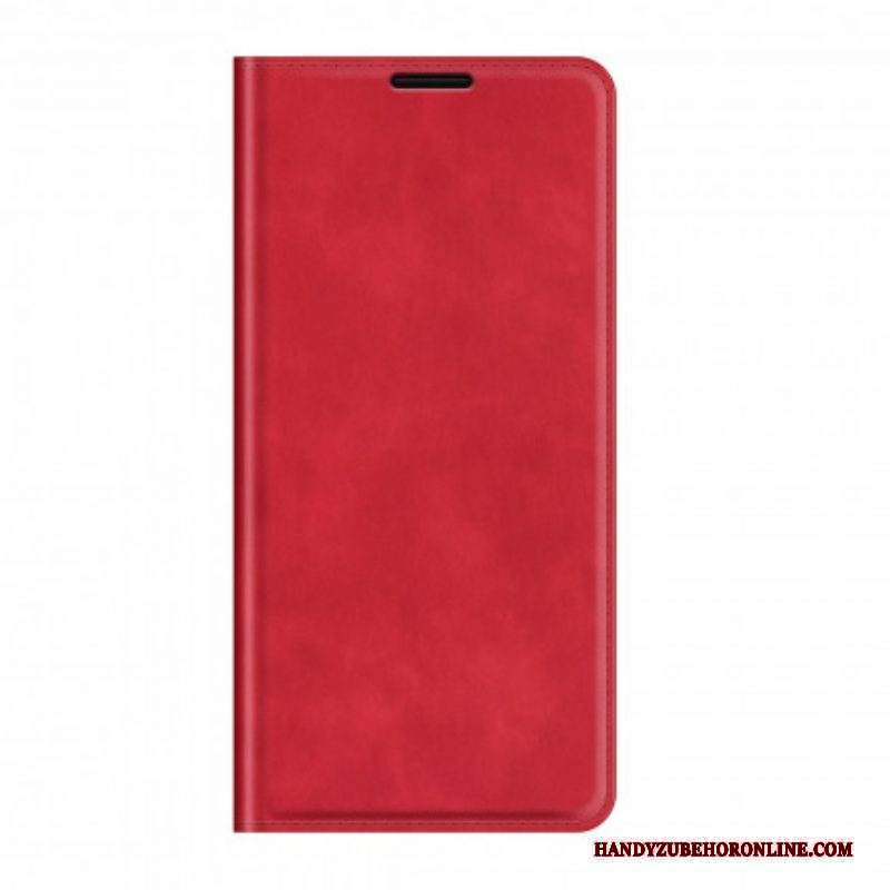 Folio Cover Motorola Edge 20 Pro Custodia in pelle Tocco Di Pelle