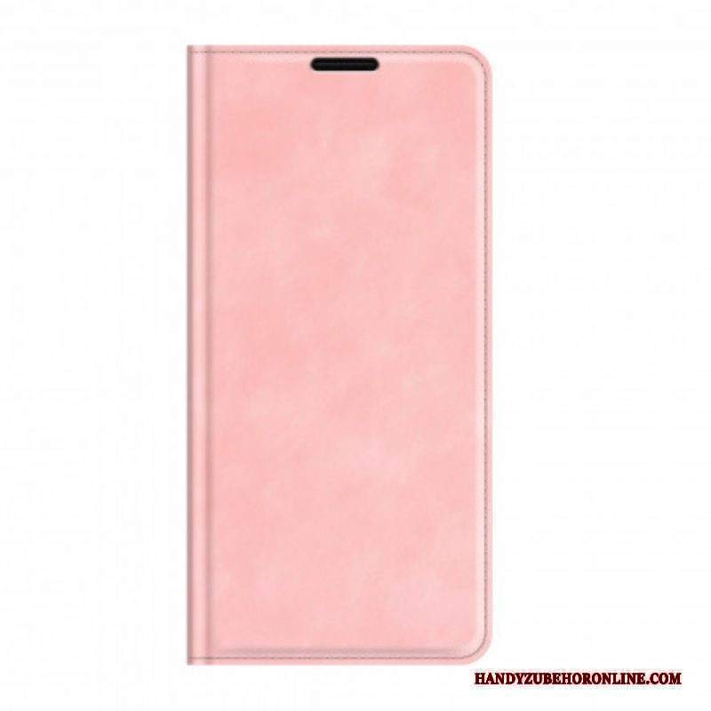 Folio Cover Motorola Edge 20 Pro Custodia in pelle Tocco Di Pelle