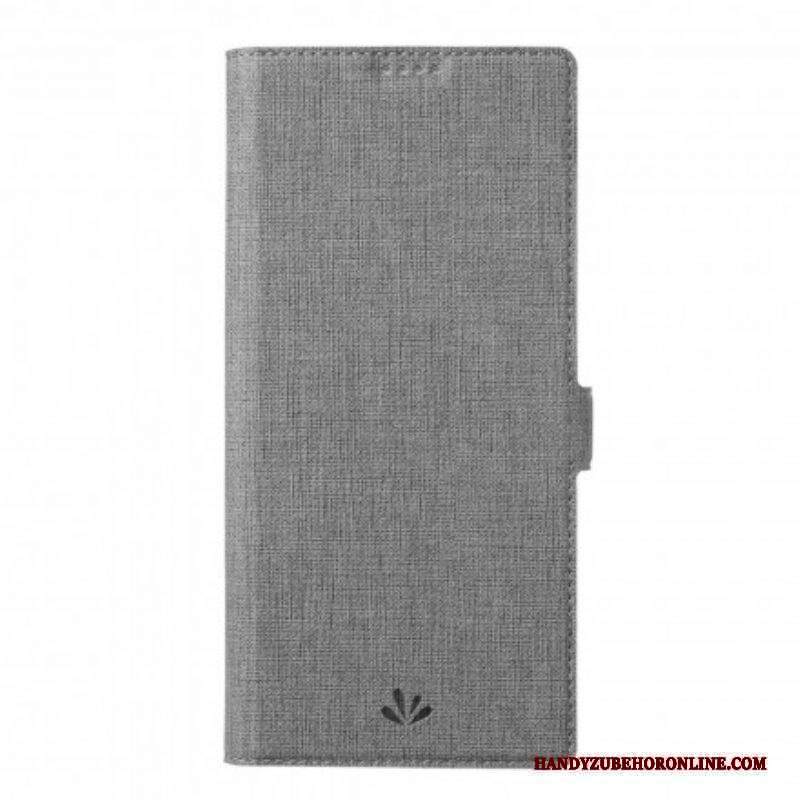 Folio Cover Motorola Edge 20 Pro Custodia in pelle Vili Strutturato