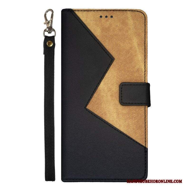 Folio Cover Motorola Edge 40 Pro Bicolore Idewei