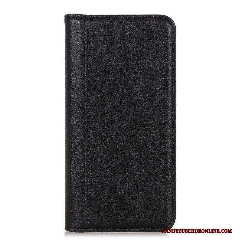 Folio Cover Motorola Edge 40 Pro Custodia in pelle Elegante Pelle Crosta