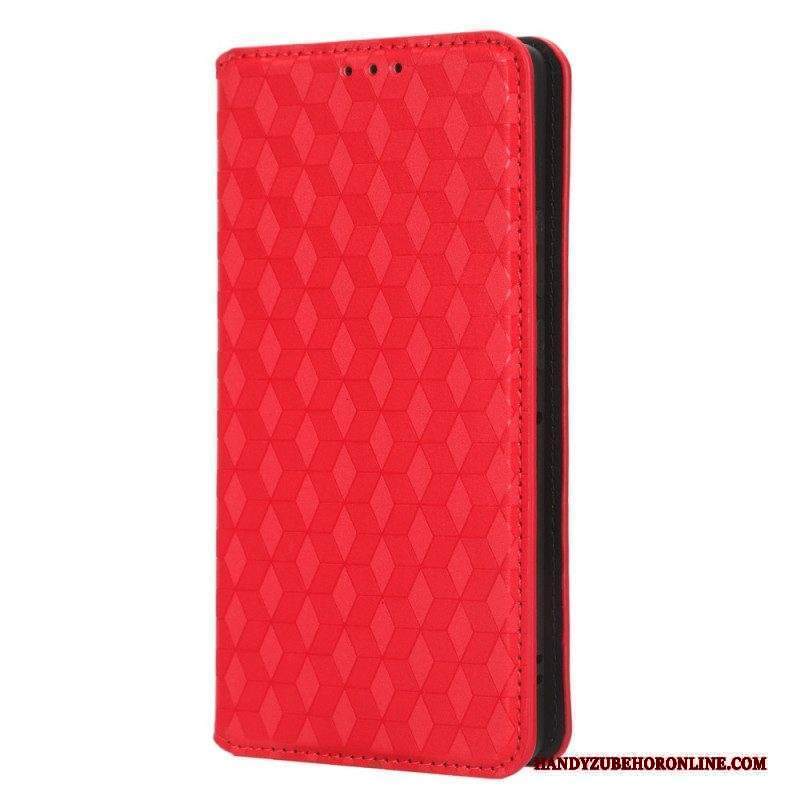 Folio Cover Motorola Edge 40 Pro Custodia in pelle Modello 3d