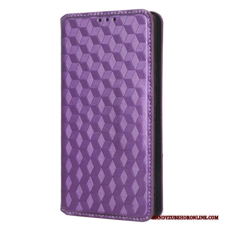 Folio Cover Motorola Edge 40 Pro Custodia in pelle Modello 3d