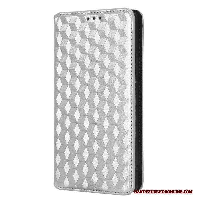 Folio Cover Motorola Edge 40 Pro Custodia in pelle Modello 3d