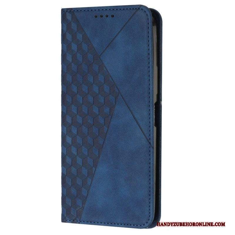 Folio Cover Motorola Edge 40 Pro Custodia in pelle Modello 3d