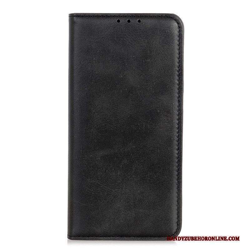 Folio Cover Motorola Edge 40 Pro Custodia in pelle Pelle Crosta Eleganza