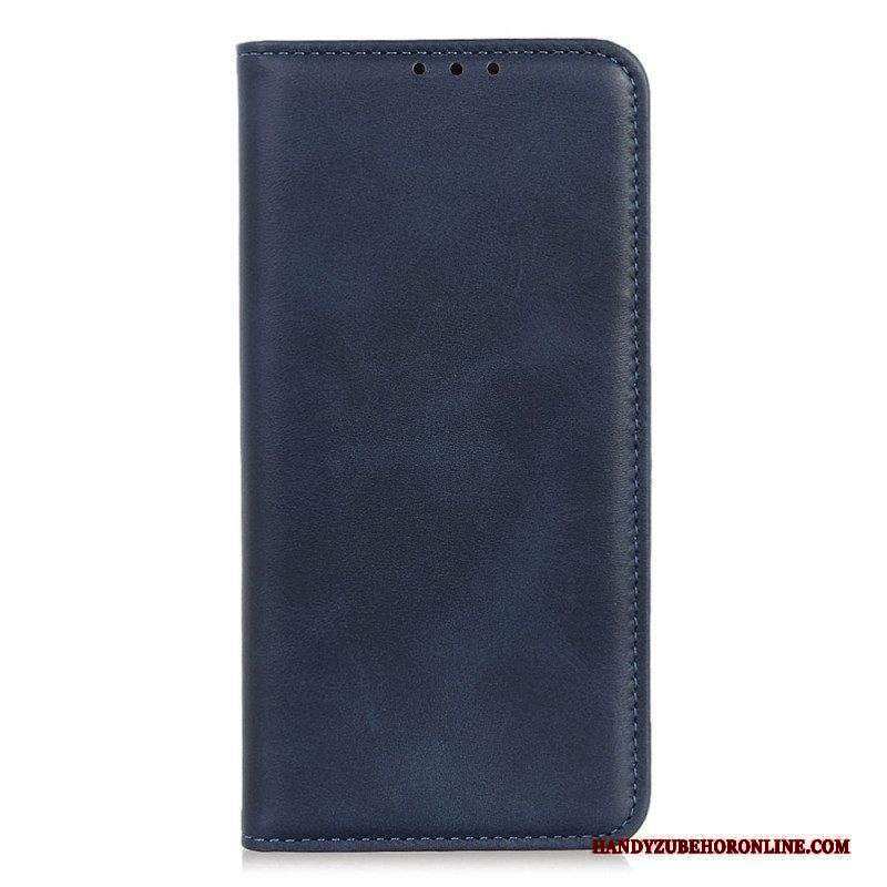 Folio Cover Motorola Edge 40 Pro Custodia in pelle Pelle Crosta Eleganza