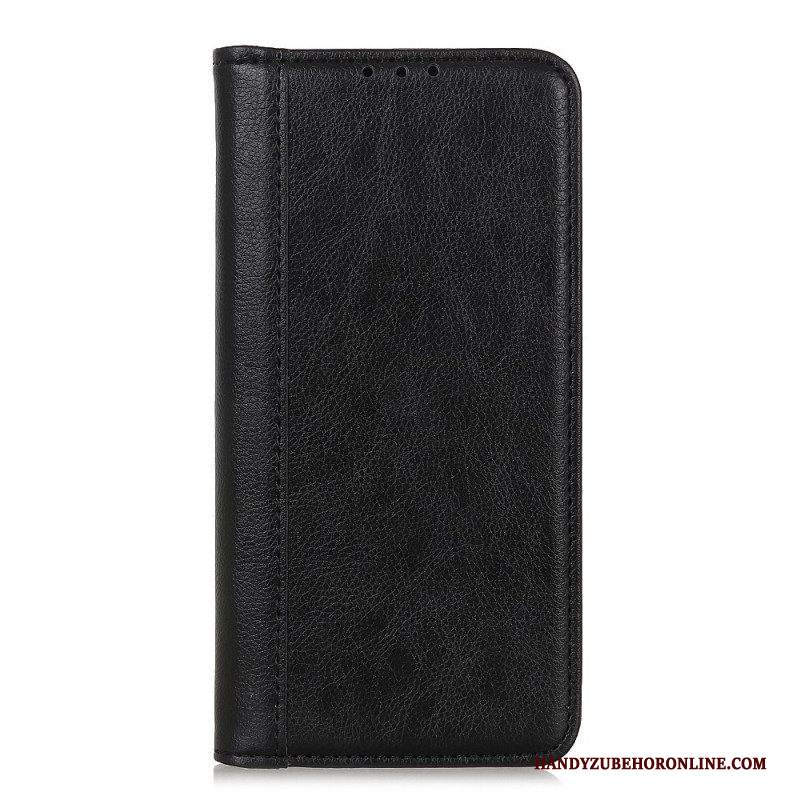 Folio Cover Samsung Galaxy A13 5G / A04s Custodia in pelle Eleganza Split Litchi Leather