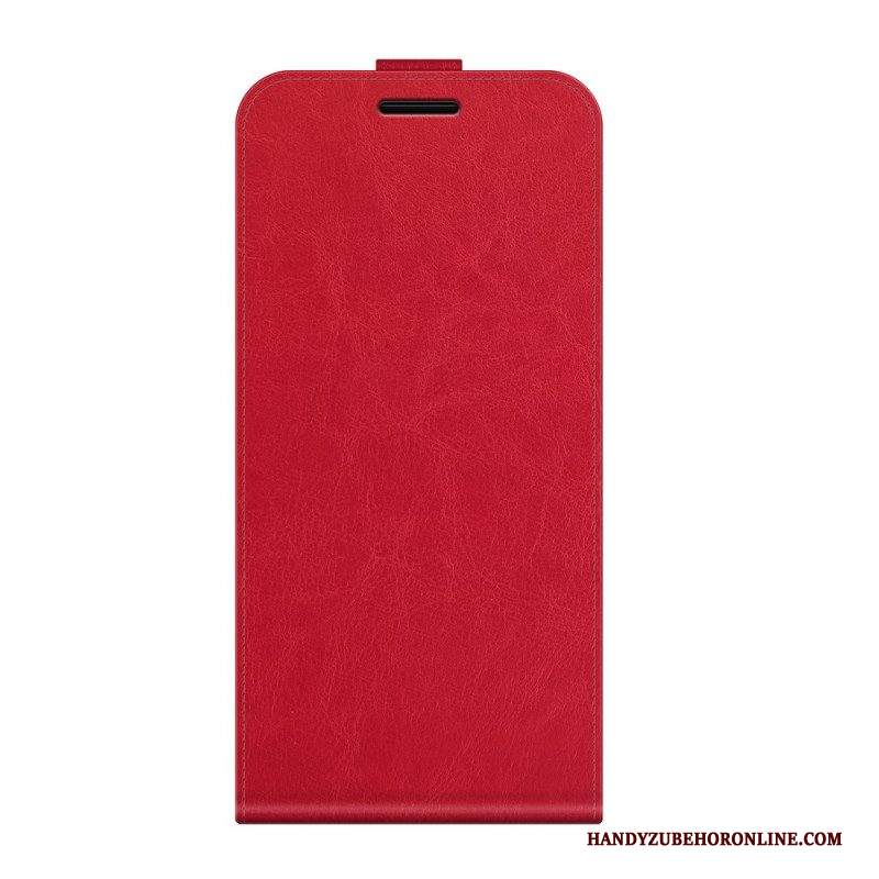 Folio Cover Samsung Galaxy A13 5G / A04s Custodia in pelle Patta Verticale Effetto Pelle