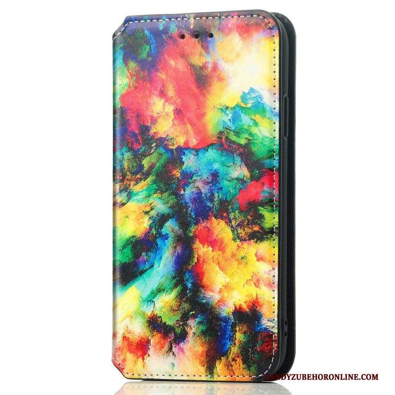 Folio Cover Samsung Galaxy A13 5G / A04s Custodia in pelle Progettazione Caseneo Rfid