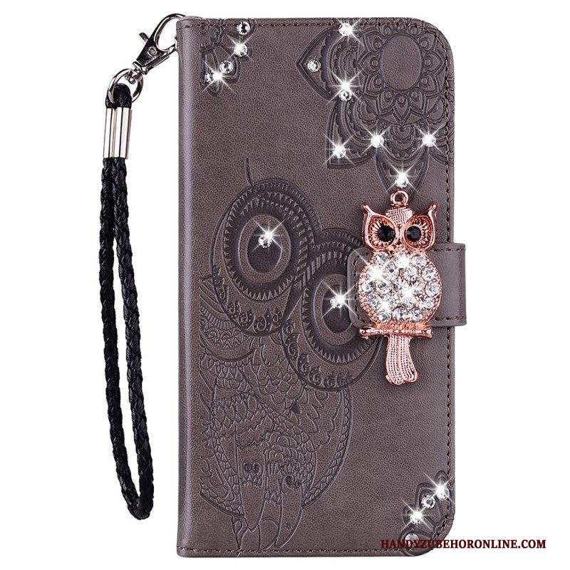 Folio Cover Samsung Galaxy A13 5G / A04s Mandala E Fascino Del Gufo