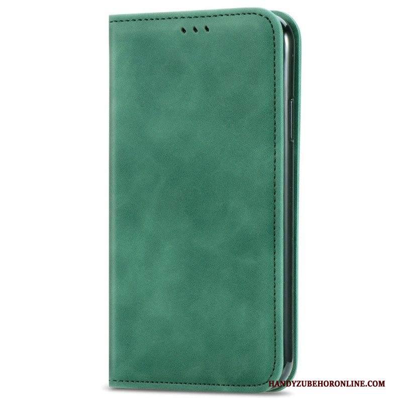 Folio Cover Samsung Galaxy A13 Custodia in pelle Disegno D'epoca