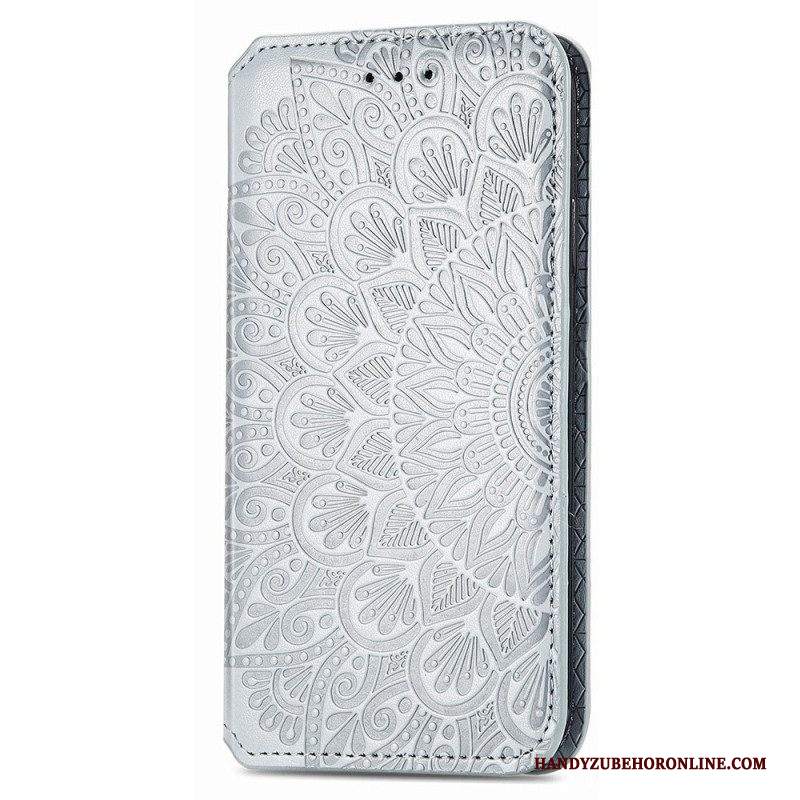 Folio Cover Samsung Galaxy A13 Custodia in pelle Mandala