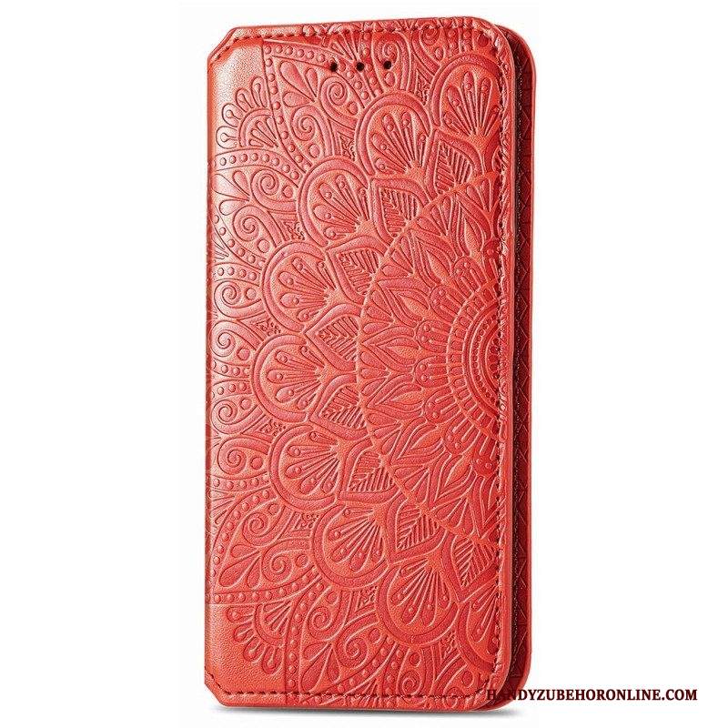 Folio Cover Samsung Galaxy A13 Custodia in pelle Mandala