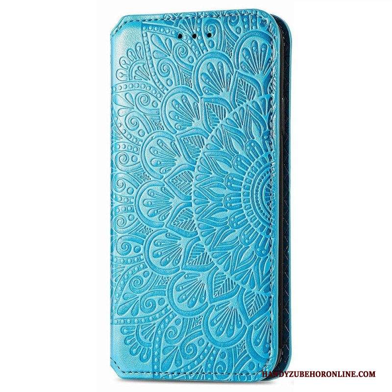 Folio Cover Samsung Galaxy A13 Custodia in pelle Mandala