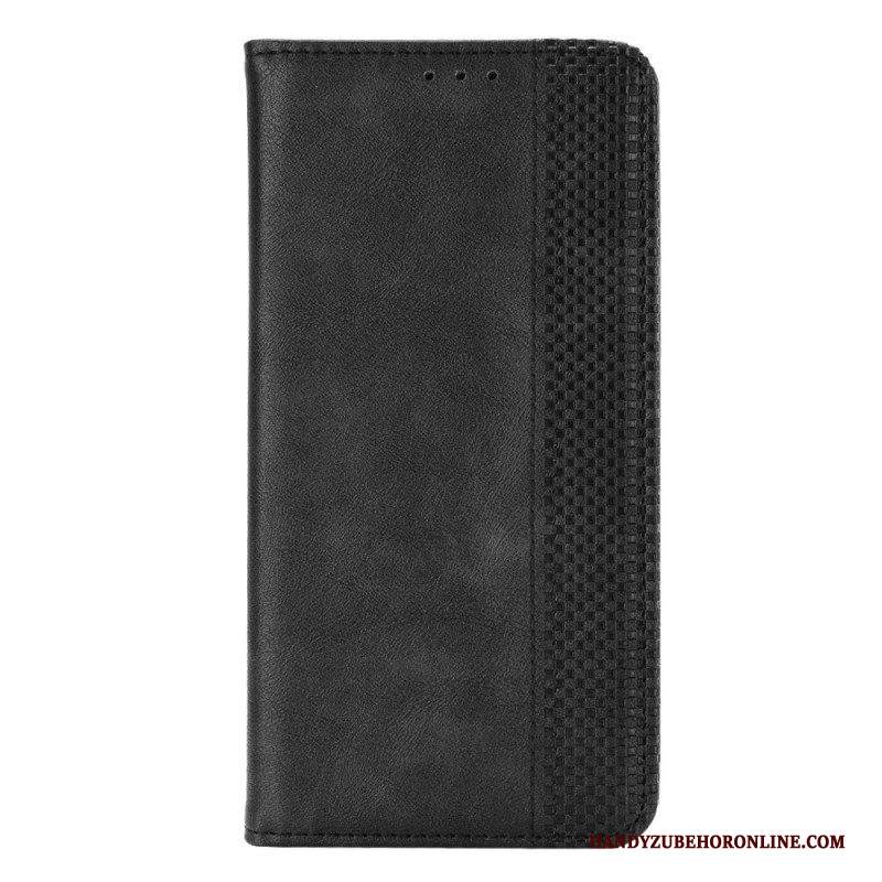 Folio Cover Samsung Galaxy A14 / A14 5G Custodia in pelle Classico D'epoca