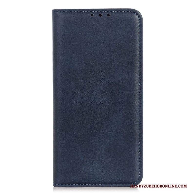 Folio Cover Samsung Galaxy A14 / A14 5G Custodia in pelle Cuoio Spaccato