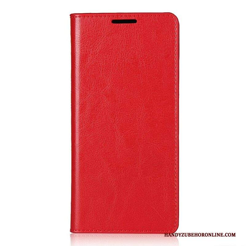 Folio Cover Samsung Galaxy A51 5G Custodia in pelle Pelle Vera