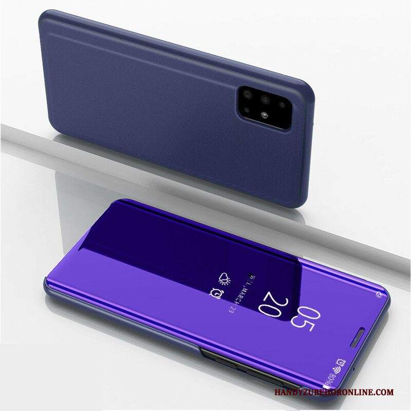 Folio Cover Samsung Galaxy A51 5G Custodia in pelle Specchio