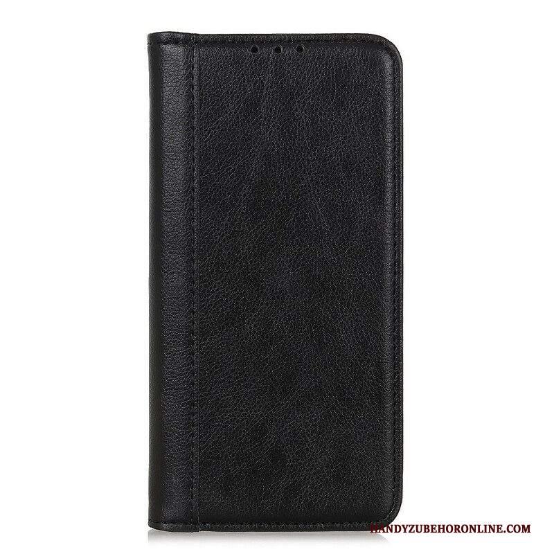 Folio Cover Samsung Galaxy A52 4G / A52 5G / A52s 5G Custodia in pelle Eleganza Split Litchi Leather