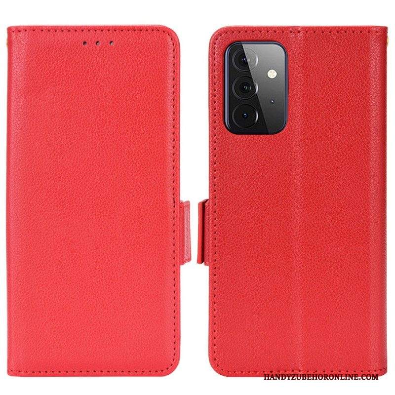 Folio Cover Samsung Galaxy A53 5G Custodia in pelle Flap Doppio Nuovi Colori