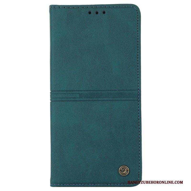 Folio Cover Samsung Galaxy A53 5G Custodia in pelle Rivetto