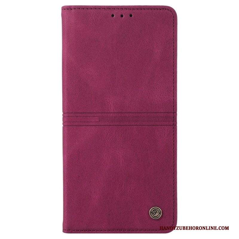 Folio Cover Samsung Galaxy A53 5G Custodia in pelle Rivetto