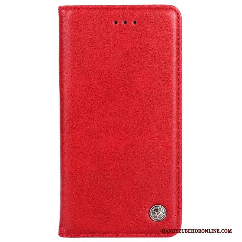 Folio Cover Samsung Galaxy A53 5G Custodia in pelle Rivetto In Pelle Stile