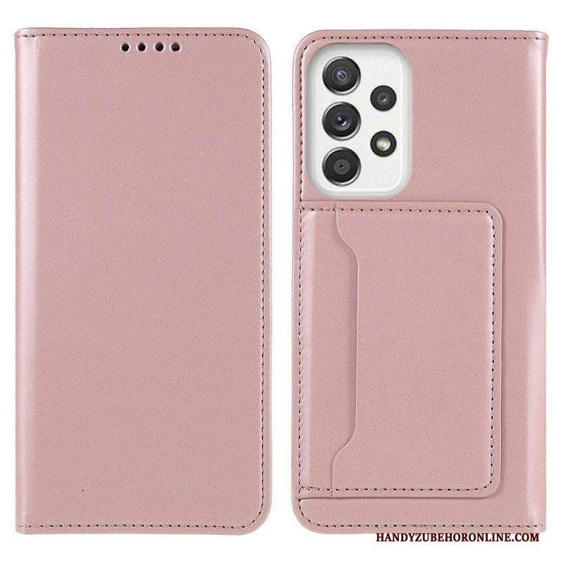 Folio Cover Samsung Galaxy A53 5G Custodia in pelle Supporto Per Portacarte