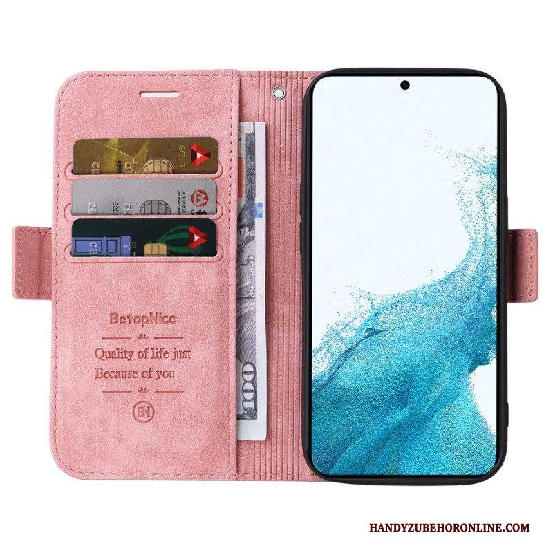 Folio Cover Samsung Galaxy A54 5G Betopnice Porta Carte Frontale