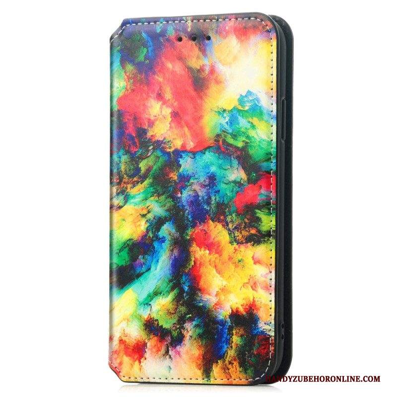 Folio Cover Samsung Galaxy A54 5G Custodia in pelle Caseneo Rfid