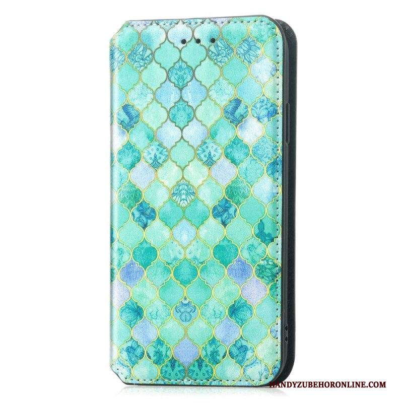 Folio Cover Samsung Galaxy A54 5G Custodia in pelle Caseneo Rfid