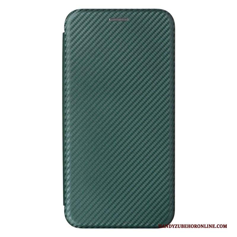 Folio Cover Samsung Galaxy A54 5G Custodia in pelle Fibra Di Carbonio Colorata