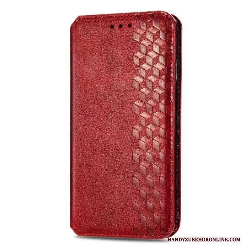 Folio Cover Samsung Galaxy A54 5G Custodia in pelle Modello 3d D'epoca